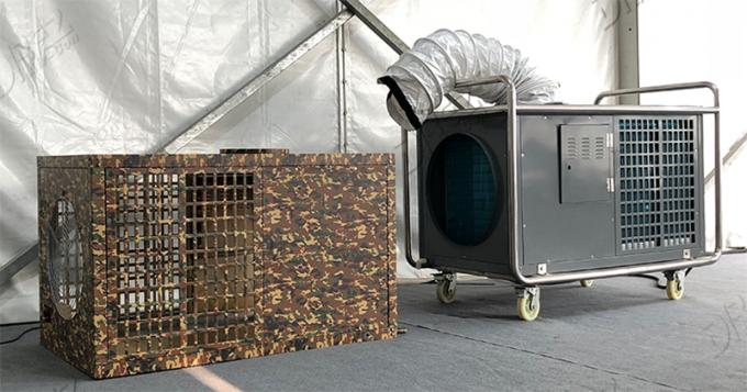 Condizionatore d'aria portatile di dimensione industriale, dispositivo di raffreddamento portatile termoresistente della tenda da 8 tonnellate