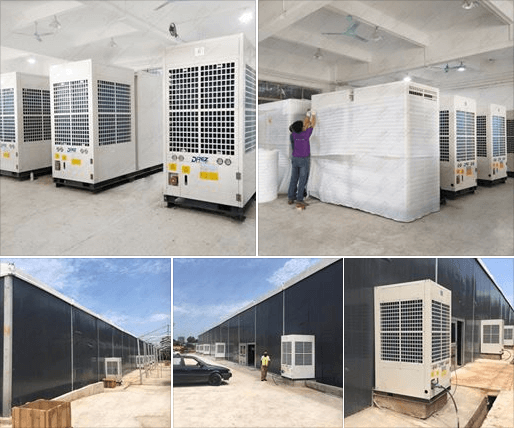 Condizionatore d'aria industriale di Aircon raffreddato aria centrale della tenda di HVAC per la tenda di mostra