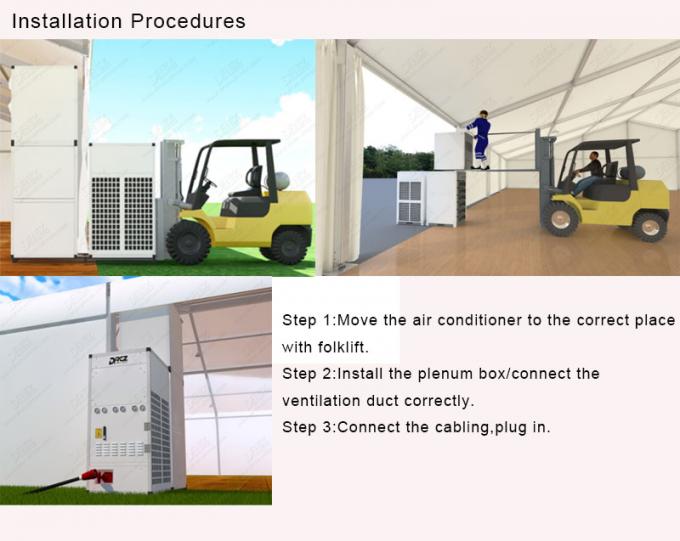 le unità di condizionamento d'aria della tenda 30HP per il CE corporativo/SASO di eventi hanno approvato